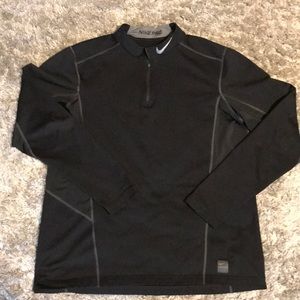 Nike Pro Dri-Fit Half ZIP Pullover - Black